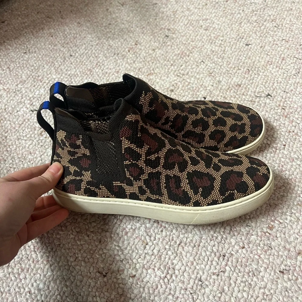 Leopard Print Slip-On Sneakers